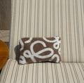 'Brown & Beige Loeve' Pouch