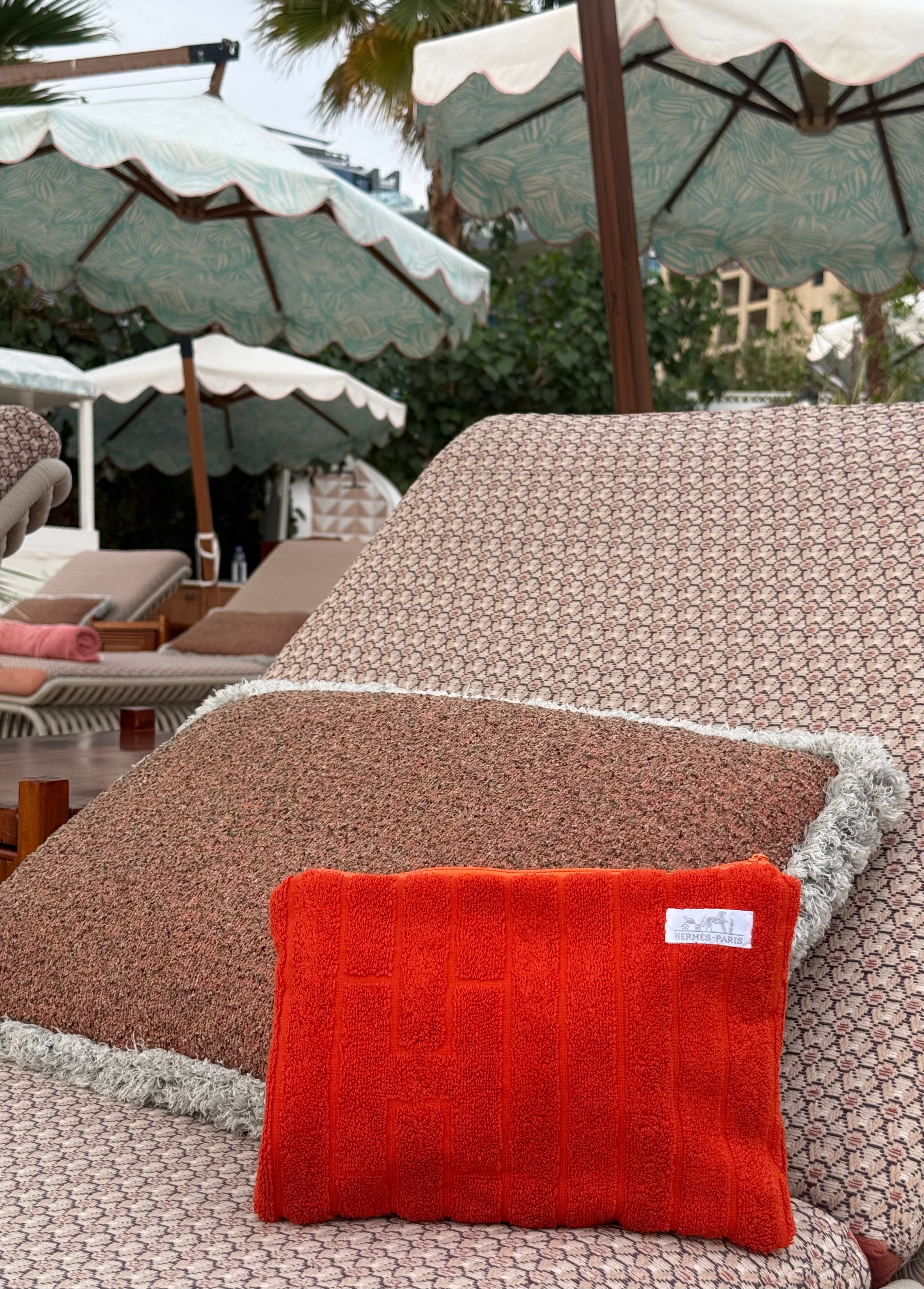 'Hermes Orange' Pouch