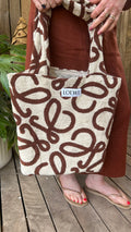 'Loeve Cream Coffee' Tote Bag