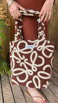 'Loeve Coffee Cream' Tote Bag